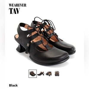 Fluevog Wearever Tav, black leather, US 8, like new